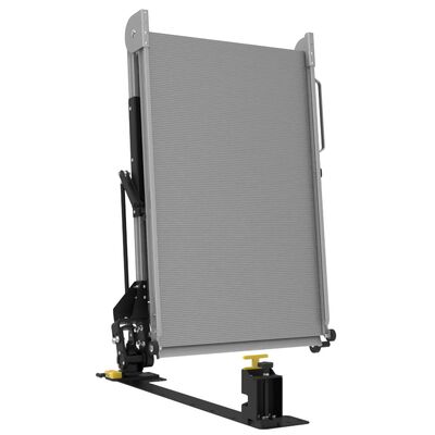 A rendering of the Link Swivel Ramp swiveled at at 90 degree angle